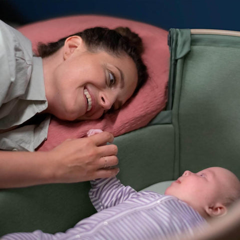 Baby Co-Sleeper Cot with Adjustable Heights (0–6m)