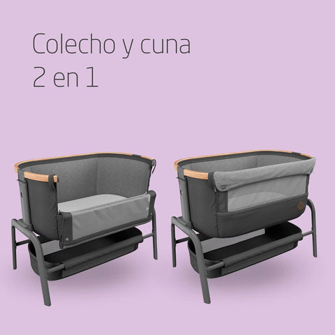 Baby Co-Sleeper Cot with Adjustable Heights (0–6m)